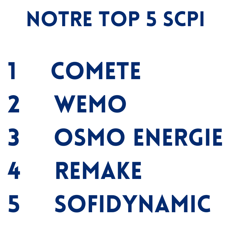 TOP 5 Les Meilleures SCPI (1)