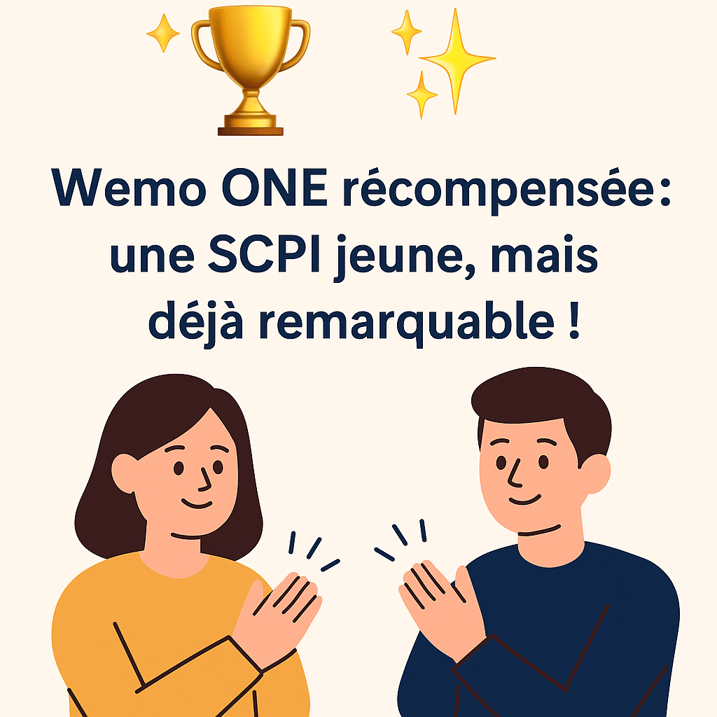 SCPI Wemo ONE une SCPI jeune déjà multi-récompensée en 2025