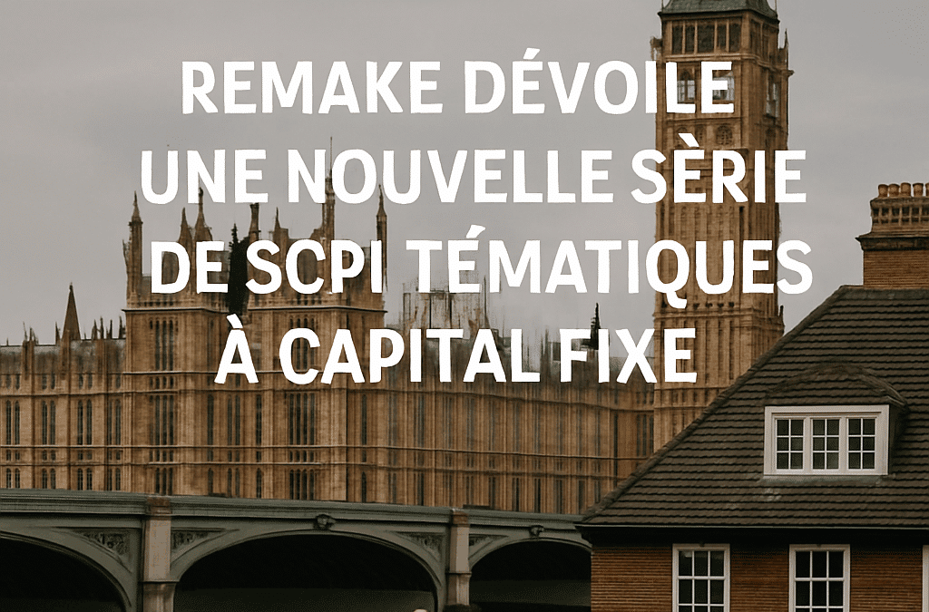 Remake dévoile une nouvelle série de SCPI thématiques à capital fixe