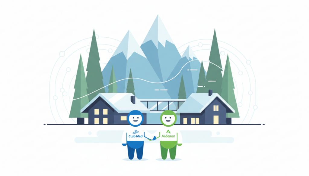 découvrez la collaboration innovante entre club med et alderan pour créer un resort de montagne avant-gardiste au cœur du québec, alliant confort moderne et nature spectaculaire.