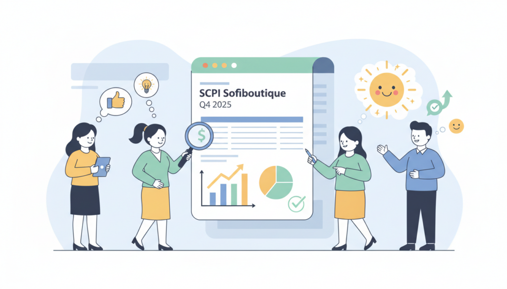 consultez le rapport trimestriel complet de la scpi sofiboutique pour le 4ème trimestre 2025 et découvrez les performances, analyses et perspectives détaillées.