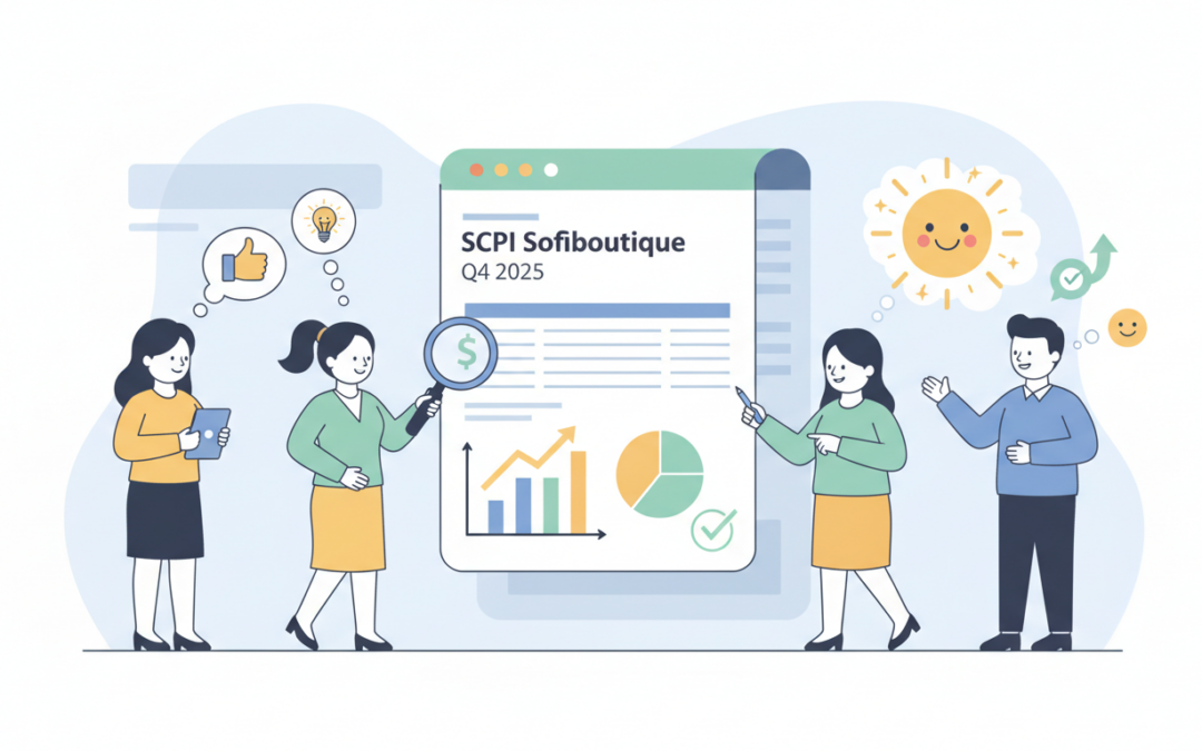 Découvrez le rapport trimestriel détaillé de la SCPI SOFIBOUTIQUE pour le 4ème trimestre 2025