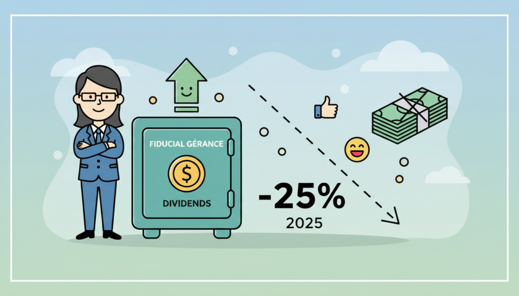 fiducial gérance confirme ses dividendes malgré une prévision de baisse de 25% des demandes de retrait en 2025, assurant stabilité et confiance aux investisseurs.