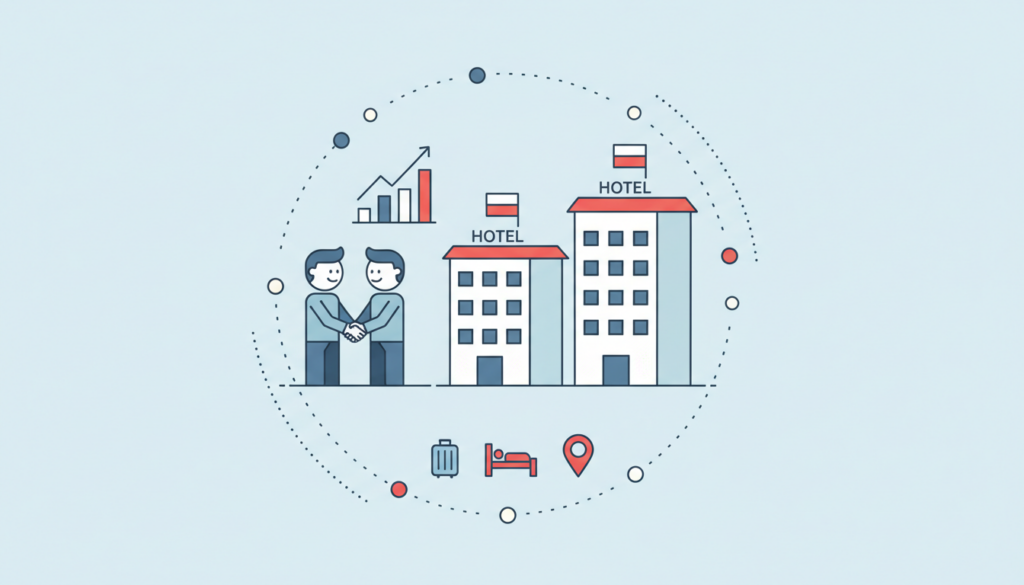 mnk global core renforce sa présence en pologne avec l'acquisition stratégique de deux hôtels b&b, consolidant ainsi son expansion internationale dans le secteur hôtelier.