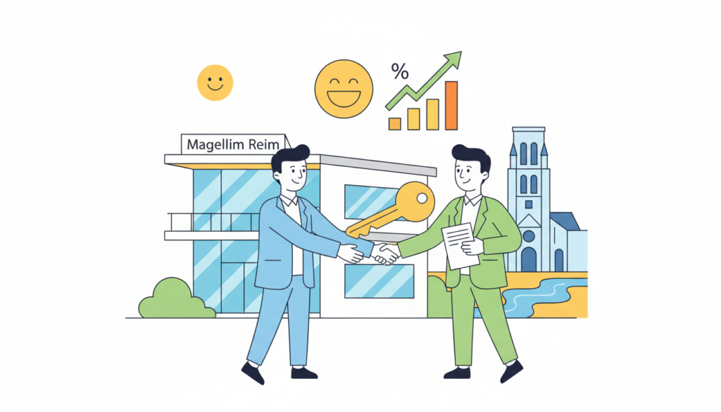 magellim reim vend un local d’activité à nantes, réalisant un taux de rendement interne (tri) proche de 10% grâce à une opération en club deal, optimisant ainsi les investissements collaboratifs.