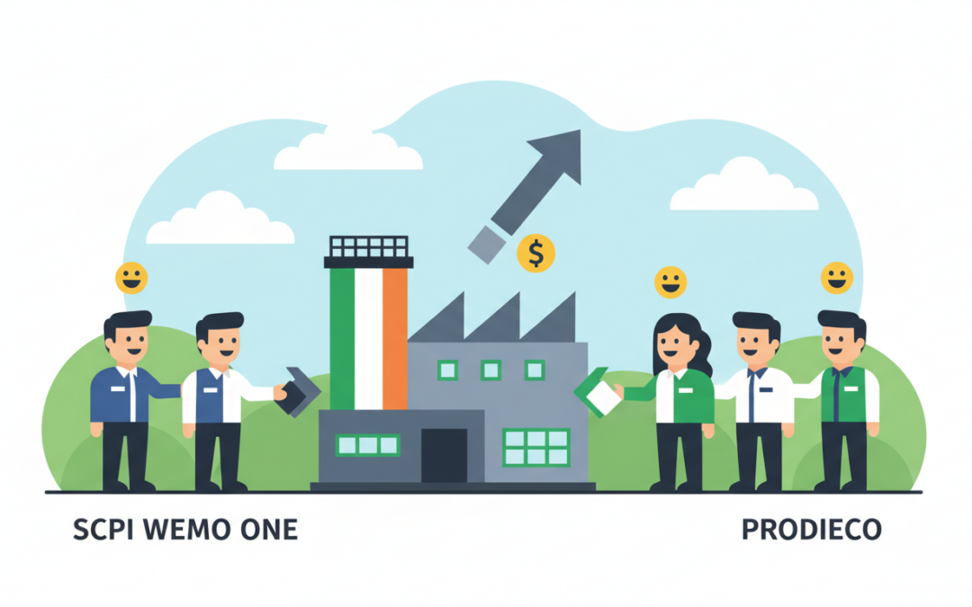 SCPI Wemo One réalise sa première acquisition en Irlande : un site industriel occupé par Prodieco