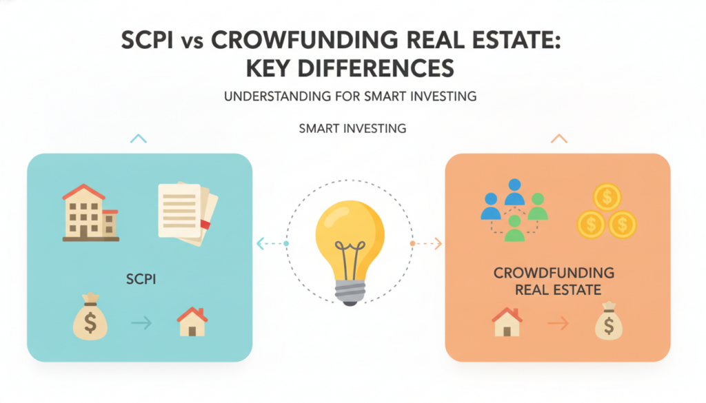 découvrez les différences essentielles entre scpi et crowdfunding immobilier pour faire un choix d'investissement éclairé et optimiser votre patrimoine.