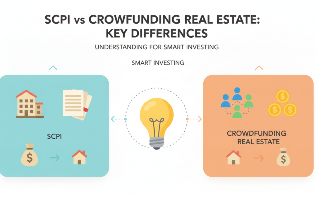 SCPI vs Crowdfunding Immobilier : Comprendre les Distinctions Clés pour Investir Malin