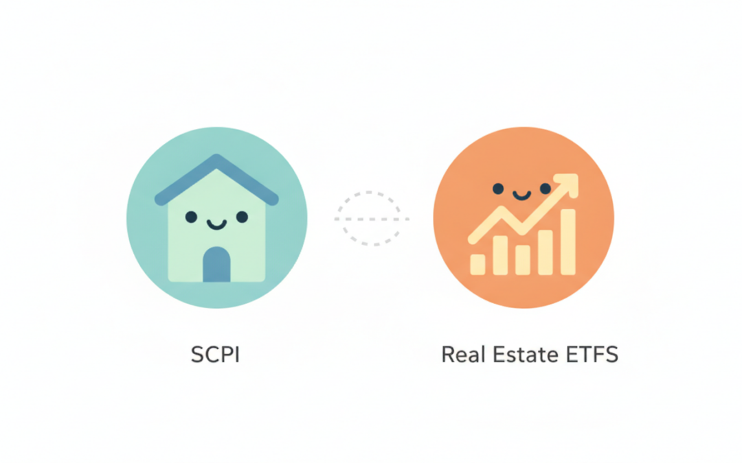 SCPI vs ETF immobilier : Deux stratégies complémentaires pour investir dans la pierre-papier